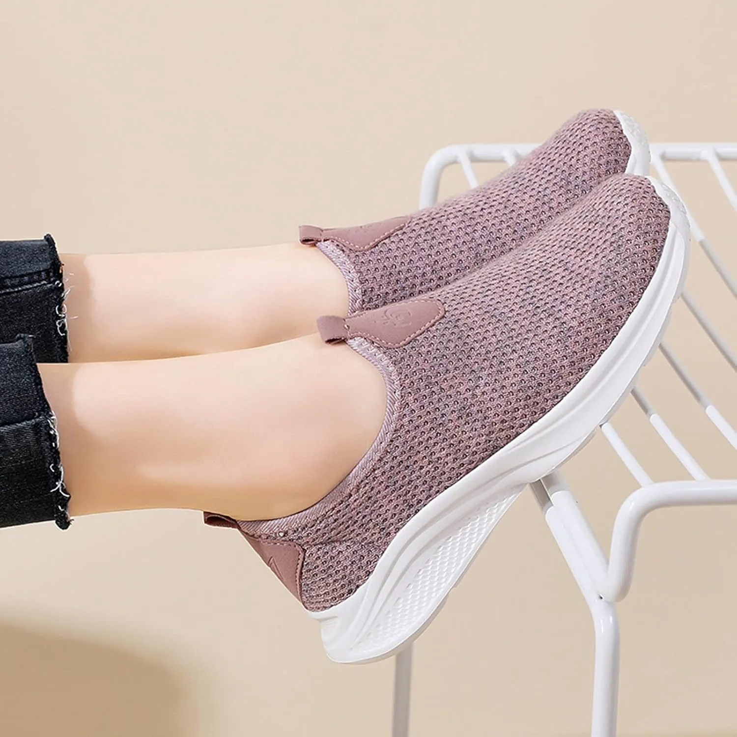Men's Casual Dress Sneakers Womens White Sneakers with Arch Support White Shoes for Men Wide Toe Box Trendy Casual Platform Loafers for Women Mens Sneakers