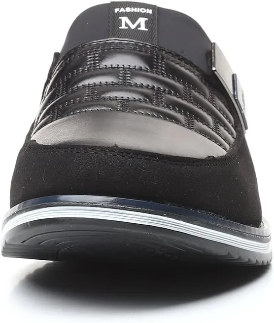 Men's Casual Fashion Loafers Classic Business Leather Loafers Comfortable Breathable Sneaker