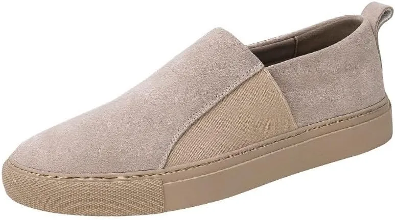 Men's Casual Summer Breathable Soft Sole Slip-Ons Penny Loafers Suede Slippers