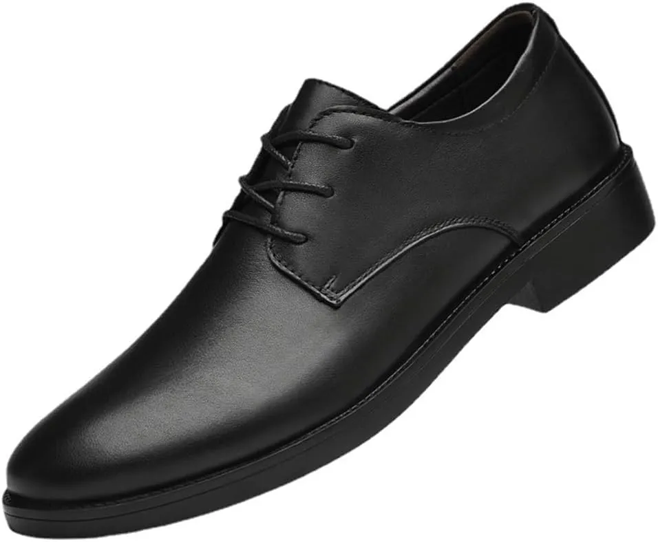 Mens Dress Shoes Business Orthopedic Leather Lace Up Leather Oxford Shoes