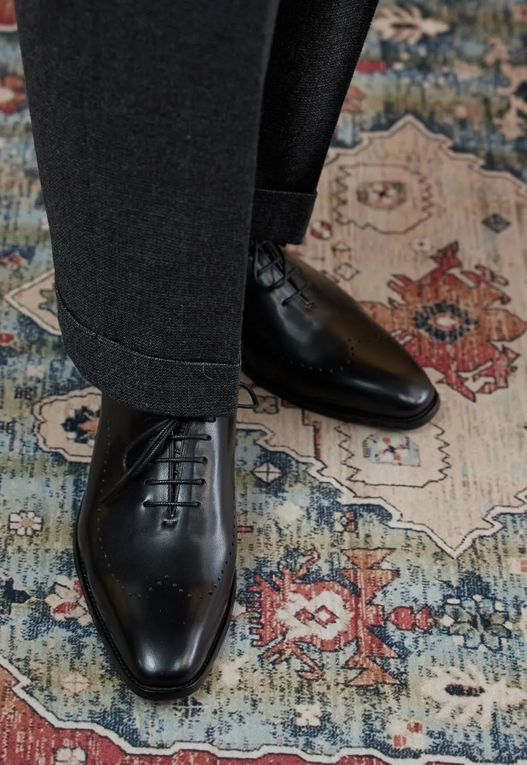Mens Dress Shoes Formal Oxfords Genunie Leather Modern Whole Cut Oxford Fashion Prom Wedding Derby Business Casual Suit Shoes Tuxedo Shoes for Men