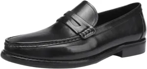 Mens Genuine Leather Casual Shoes Classic Slip-on Business Dress Loafer