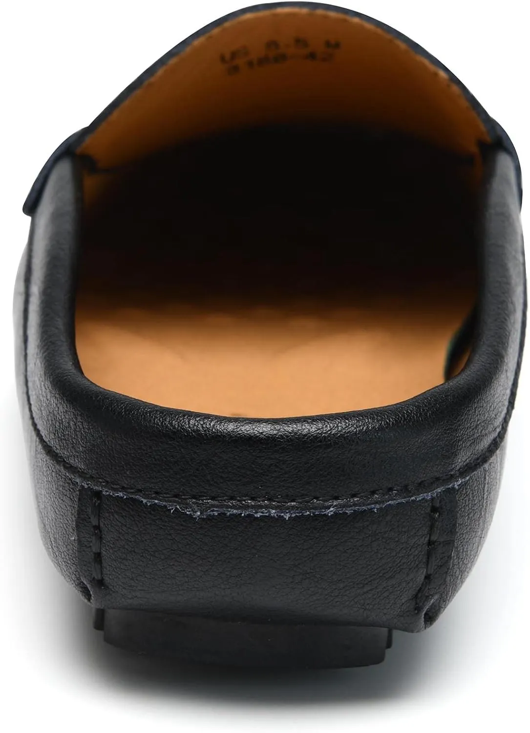 Mens Handmade Leather Mules Clog Slippers Breathable Leather Slip on Shoes Casual Loafers