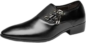 Mens Lace up Dress Shoes Comfortable Business Oxfords for Men Arch Support Formal Leather Shoes Elegant Matte Leather Shoe Mens Suit Footwear Daily Work Dating Party Shoe for Men