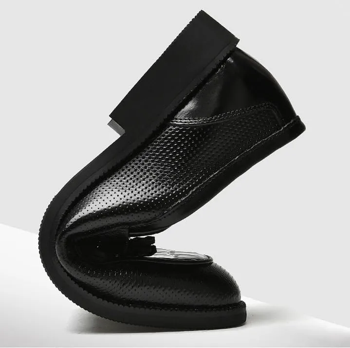 Men's Loafers & Slip-Ons Dress Shoes Non-Slip Softsole Walking Tuxedo Shoes Mens Weeding Prom Derby Shoes(Black,10)