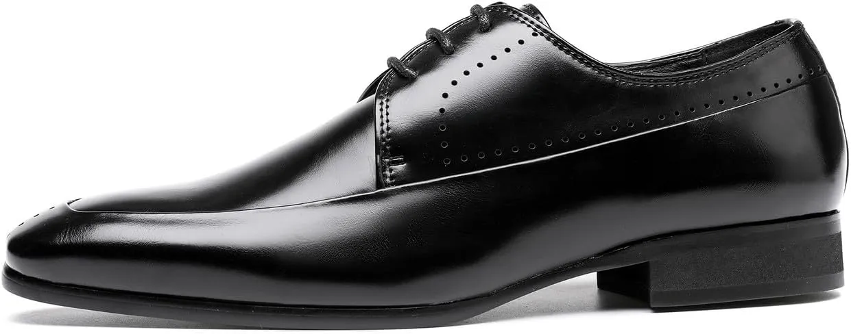 Mens Oxfords Formal Dress Tuxedo Derby Shoes for Men Wedding Fashion Business Casual Shoes