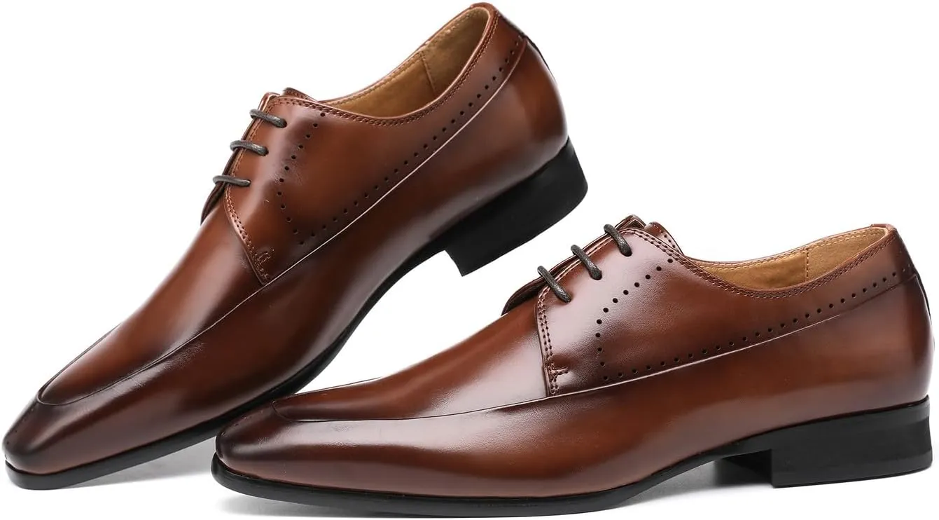 Mens Oxfords Formal Dress Tuxedo Derby Shoes for Men Wedding Fashion Business Casual Shoes