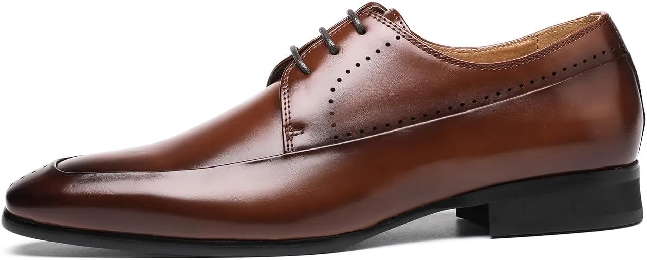 Mens Oxfords Formal Dress Tuxedo Derby Shoes for Men Wedding Fashion Business Casual Shoes