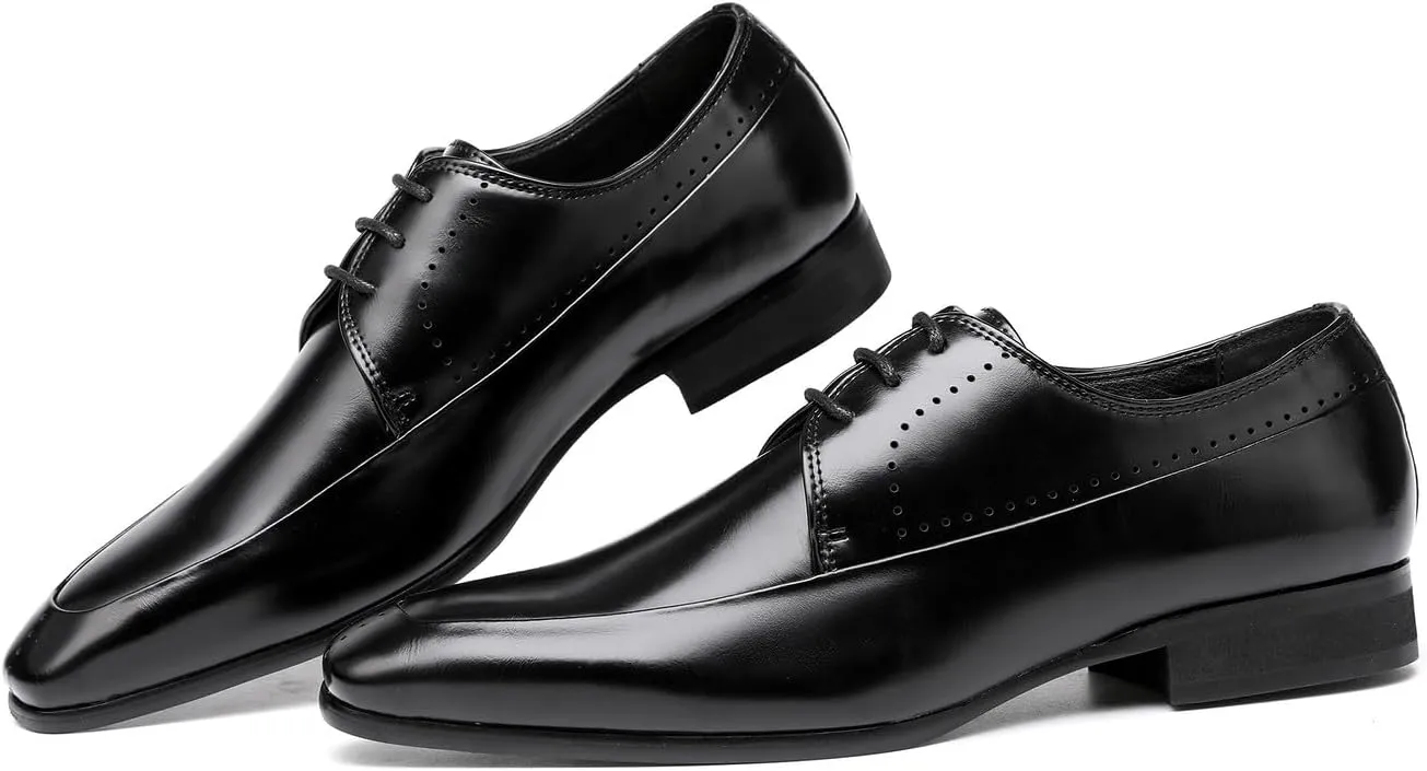 Mens Oxfords Formal Dress Tuxedo Derby Shoes for Men Wedding Fashion Business Casual Shoes