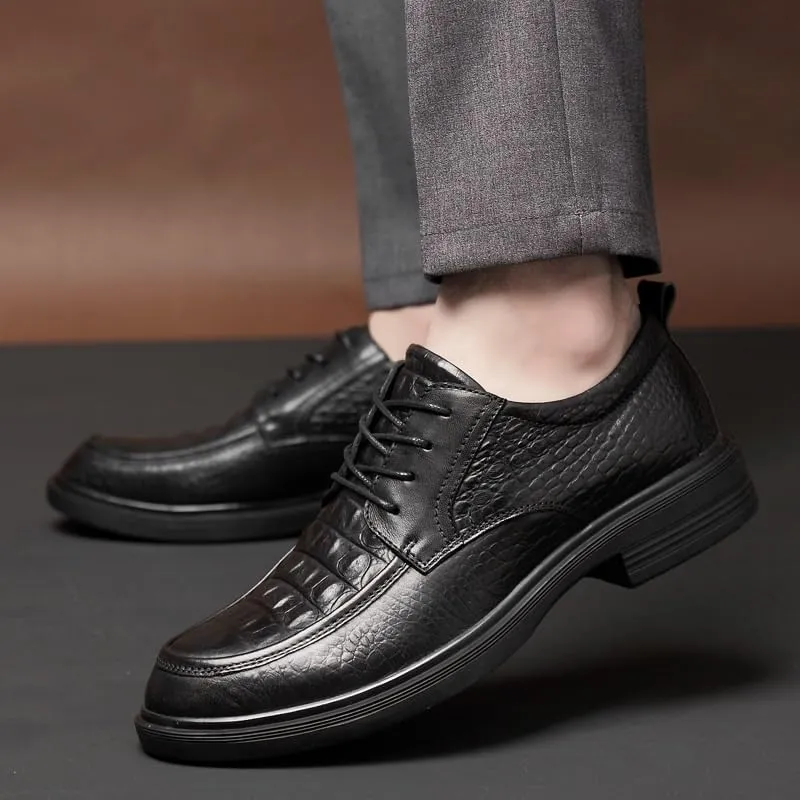 Men's Patent Leather Dress Shoes – Formal Oxfords for Wedding, Party & Business