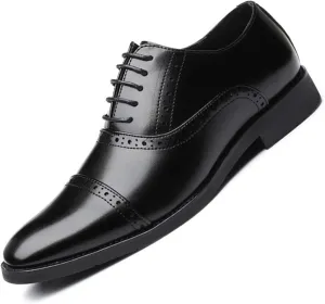 Mens Shoes Classic Oxfords Formal Dress Business Brogues Derby Lace Up Shoes for Men