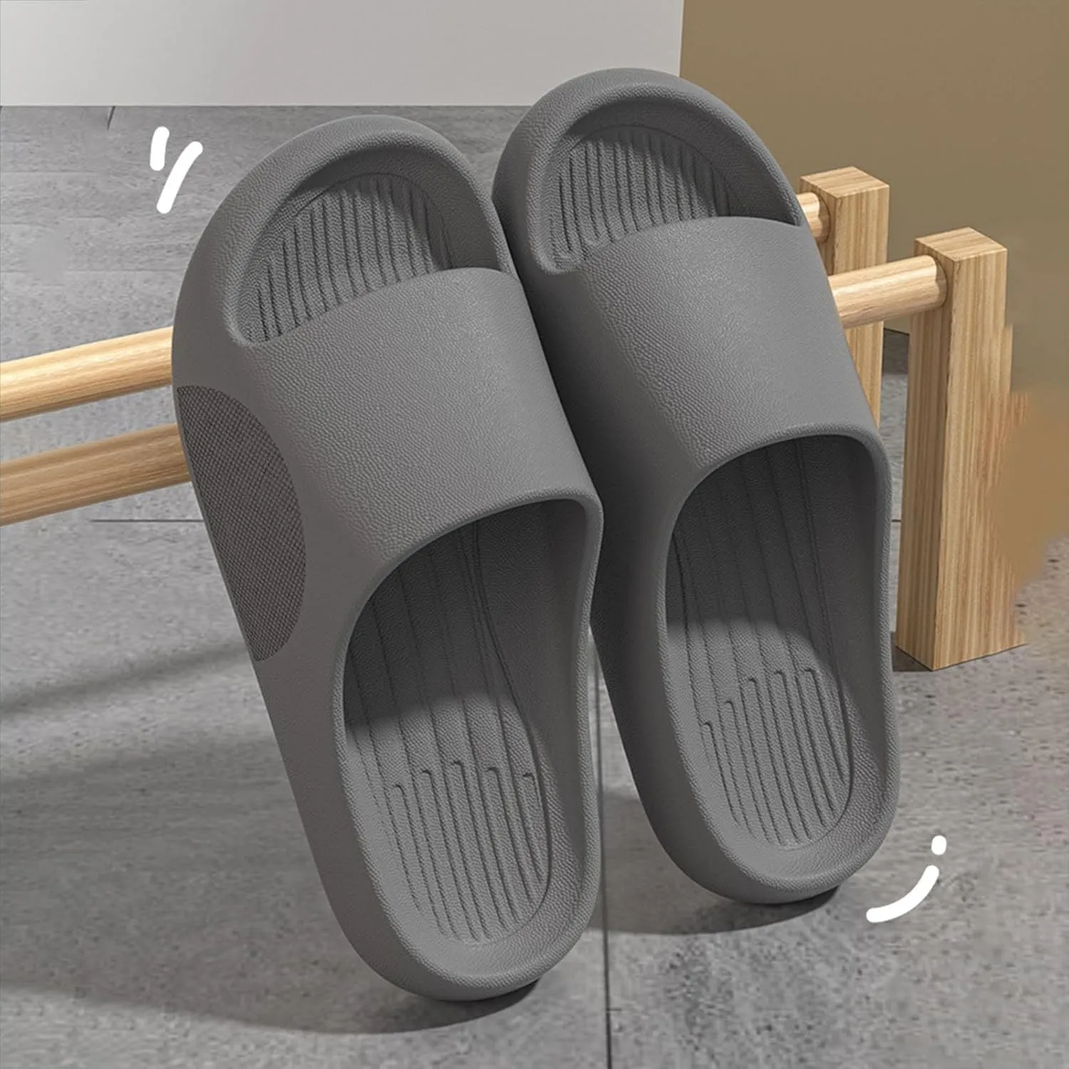 Mens Slides Slides for Women Mens Shower Shoes Shower Shoes Women Ultra Comfort Dorms Living Room Slippers