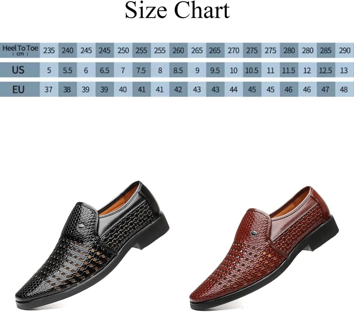 Men's Slip-On Formal Business Hollow Oxford Shoes,Summer Breathable Genuine Leather Pointed Toe Formal Leather Shoes,Tuxedo Wedding Modern Leather Shoes.