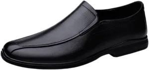 Men's Slip-Ons Loafers Comfort Hand Stitched Business Formal Derby Shoes Pointed Toe Classic Oxford Shoes for Men