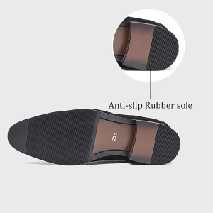 Men's Suede Penny Loafers Shoes Comfort Slip-Ons Classic Dress Shoes for Business Driving Formal Events Summer