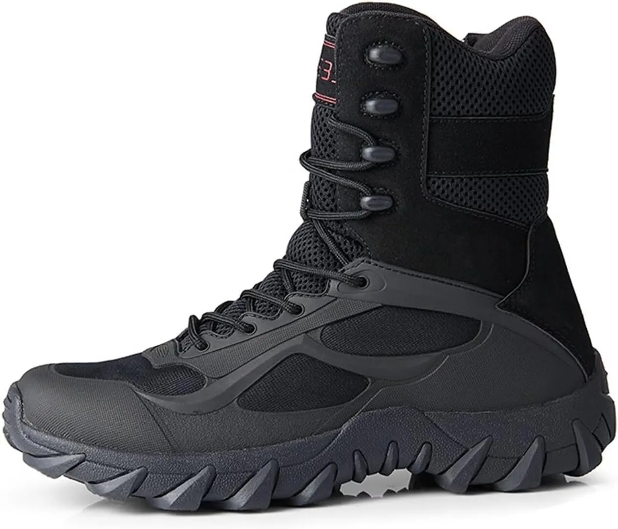 Men's Tactical Boots Lightweight Work Boots for Durable Suede Leather Military Breathable Jungle Desert Combat Boots