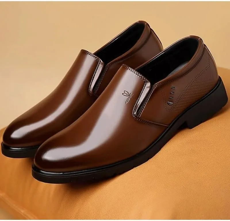 Men's Vintage Spike Loafers Slip On Fashion Shoes Classic Tuxedo Dress Shoes for Formal Business