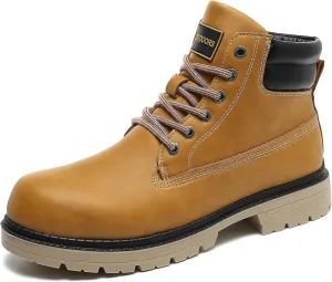 Men's Women's Hiking Boots Casual Chukka Boots Non Slip Outdoor Boot Waterproof Lightweight Ankle Boots Lace Up Walking Booties