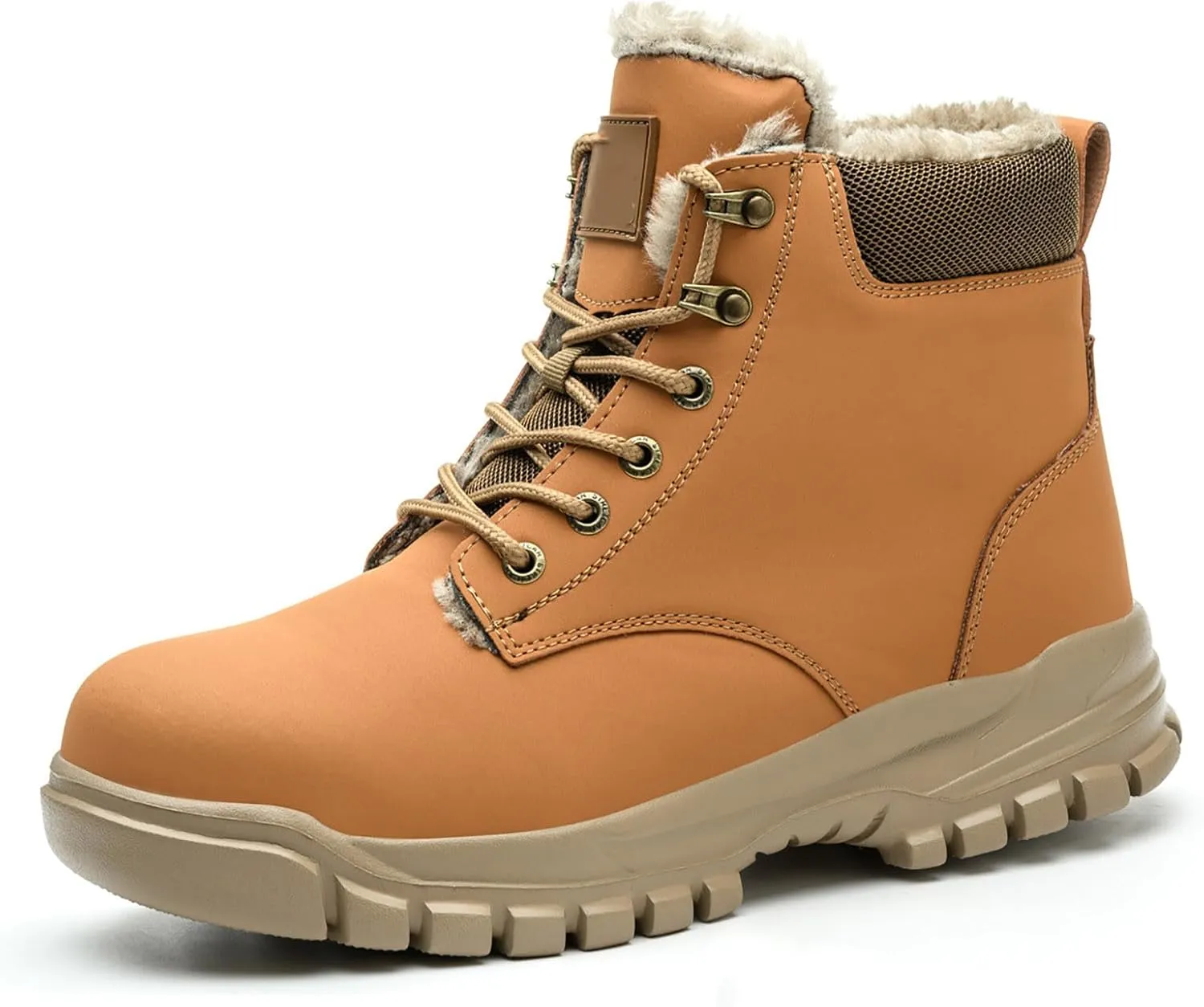 Men's Work Boots Waterproof Hiking Sneakers Ankle Ladies Women Working Shoes Soft Toe Waterproof Platform Botas Slip Resistant Hike Grounded Footwear