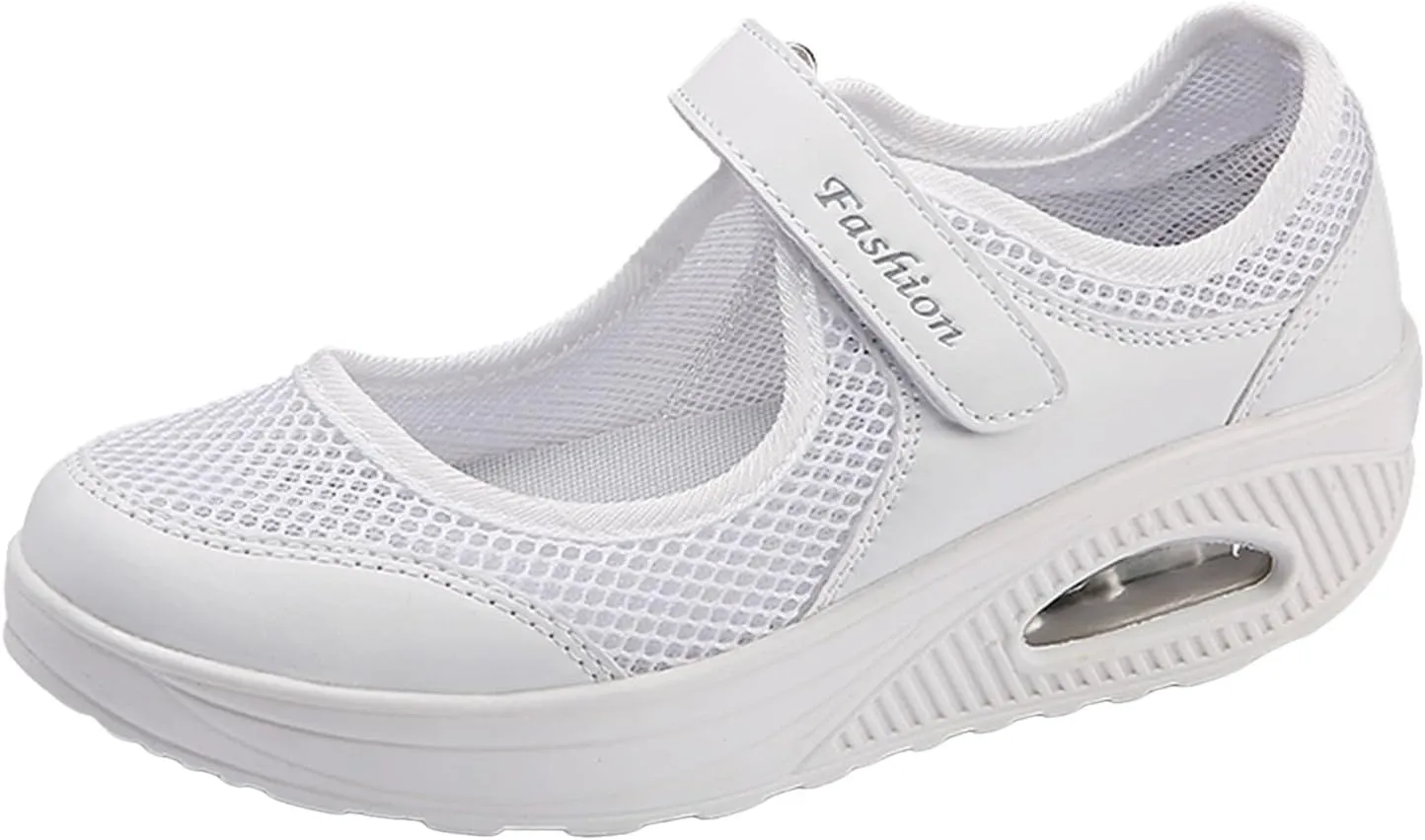 Mesh Sneakers for Women Open Toe Slip on Strappy Walking Shoes Vacation Non Slip Trendy Summer Running Shoes Ladies 2024 Fashion