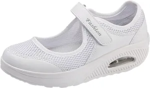 Mesh Sneakers for Women Open Toe Slip on Strappy Walking Shoes Vacation Non Slip Trendy Summer Running Shoes Ladies 2024 Fashion