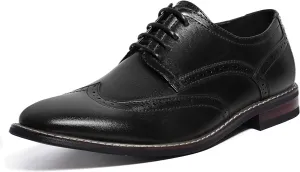 Mofri Men's Dress Shoes Formal Cap Toe Oxford Dress Shoes for Men Comfortable