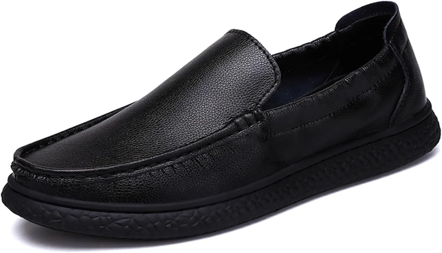 New Men's Handmade Slip on Genuine Leather Loafers Soft Breathable Driving Shoes Men's Leather Sneakers