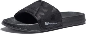 NewDenBer Men's Comfort Slide Sandals Lightweight EVA Rubber Slip on Sandals