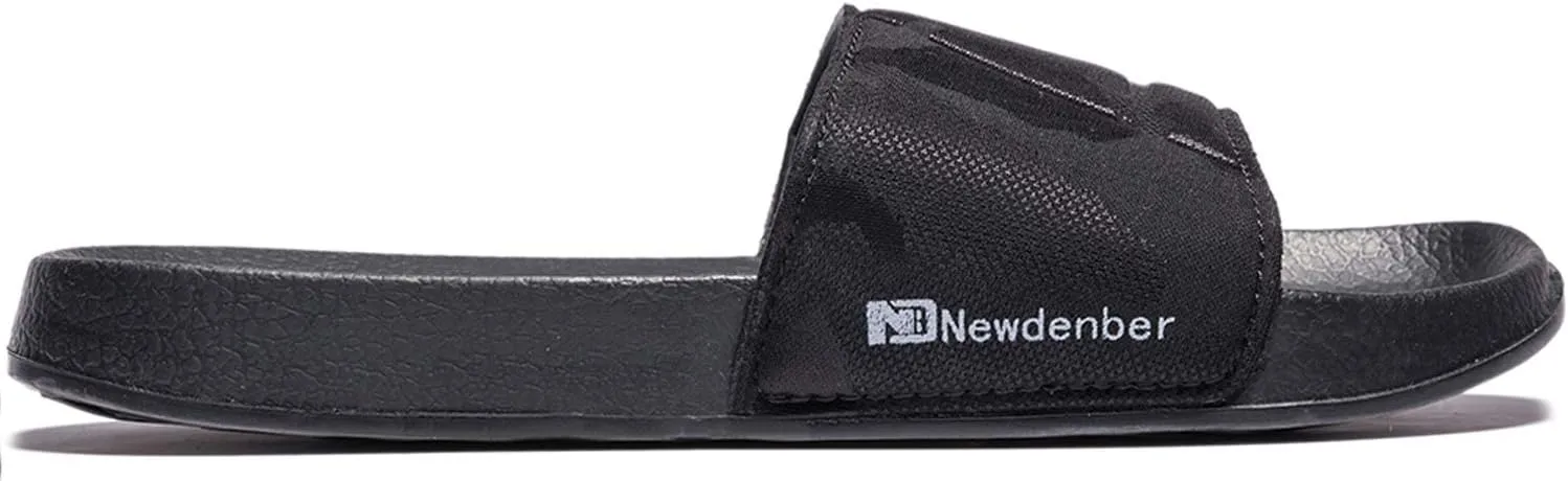 NewDenBer Men's Comfort Slide Sandals Lightweight EVA Rubber Slip on Sandals
