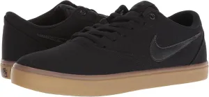 Nike 905373-006: SB Check Big Kids Black Black Gum Sneaker (4.5 M US Big Kid)