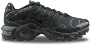 Nike Air Max Plus (gs) Big Kids Cd0609-001 Size 4 Black/Black/Black