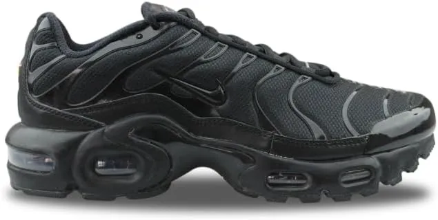 Nike Air Max Plus (gs) Big Kids Cd0609-001 Size 4 Black/Black/Black