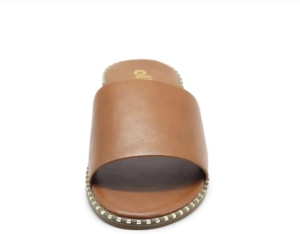 Ollio Women's Shoes Simple Comfort Slide Sandals S130