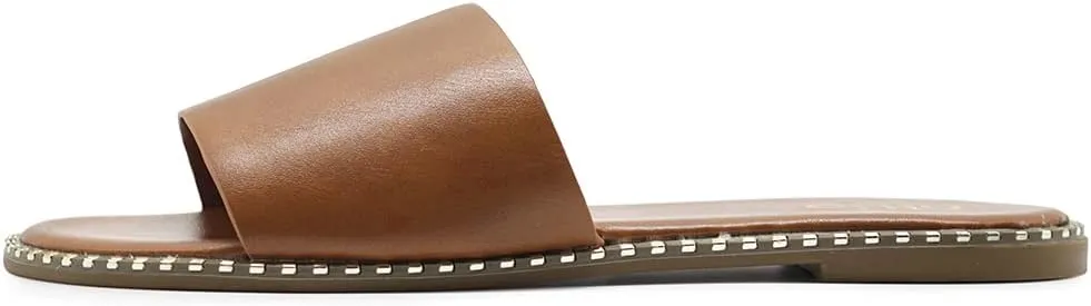 Ollio Women's Shoes Simple Comfort Slide Sandals S130