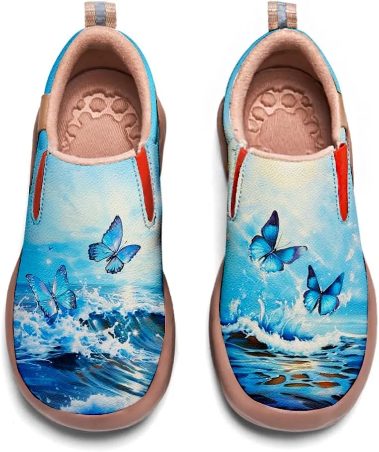 Onehorse Kids Loafers Girls Travel Walking Slip-Ons Boys Sneakers Comfortable Breathable Toddler Big Little Kid