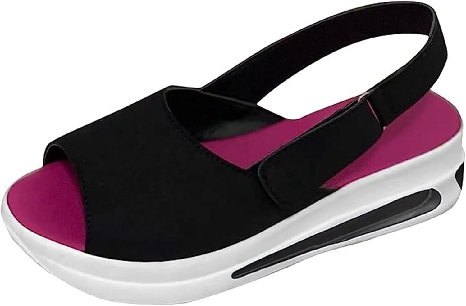 Orthopedic Sandals For Women Dressy Platform Wedges Sandals Ankle Strap Summer Dress Shoes Casual Beach Walking Shoe