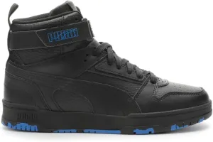 Puma RBD Game Sneaker, Black Black-Victoria Blue, 4.5 US Unisex Big Kid