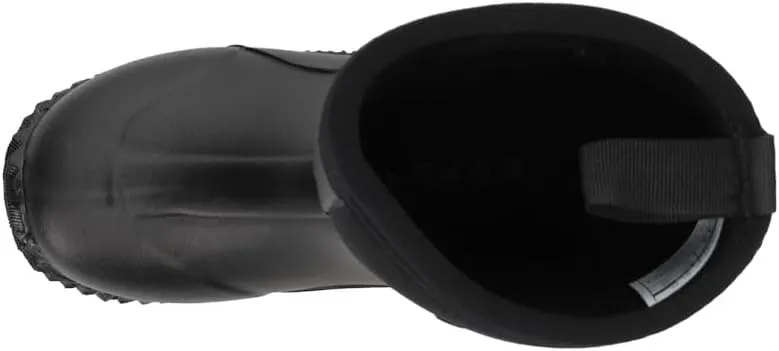 ROPER Kids Boys Barnyard Black 10 Inch Neoprene Barn Pull On Casual Boots Mid Calf - Black
