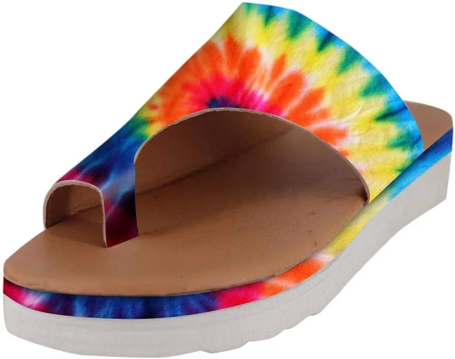 Sandals for Women Flat,Sweet Cute Pearls Pineapple Sandals Clip Toe Flip Flops Boho Casual Flat Slippers Beach Shoes
