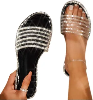 Sandals for Women Wide Width,T-Strap Comfy Platform Sandal Shoes Summer Beach Travel Fashion Slipper Flip Flops