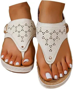 Sandals Women Dressy Wedge Sandals Fashion Slides Athletic Slip On Orthopedic Slippers Orthotic Thong Flip Flops 2025
