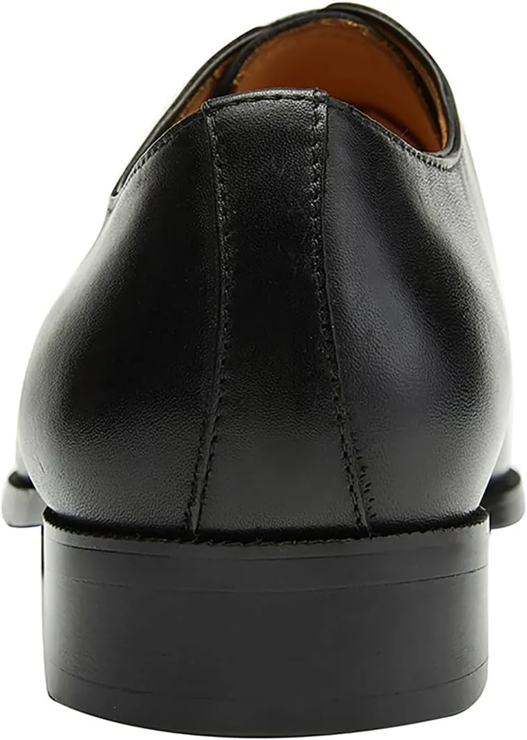 Santimon Mens Dress Oxford Shoes Business Casual Wholecut Tuxedo Wedding Shoes for Men