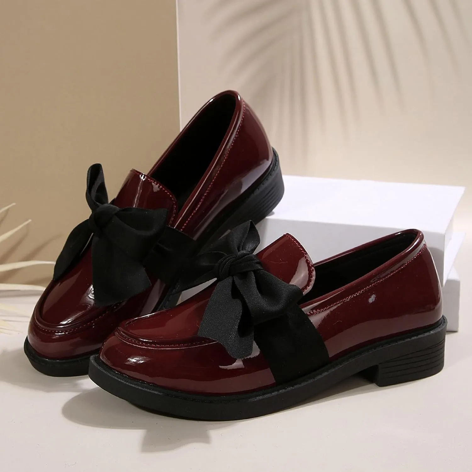 Slip On Loafers for Women Low Business Shoes Classic Penny Loafers Dressy Work Shoes Comfort Casual Office Shoes