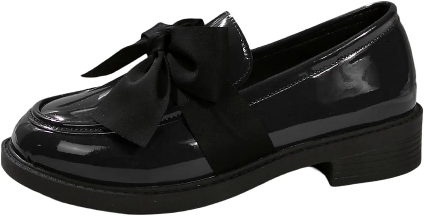 Slip On Loafers for Women Low Business Shoes Classic Penny Loafers Dressy Work Shoes Comfort Casual Office Shoes