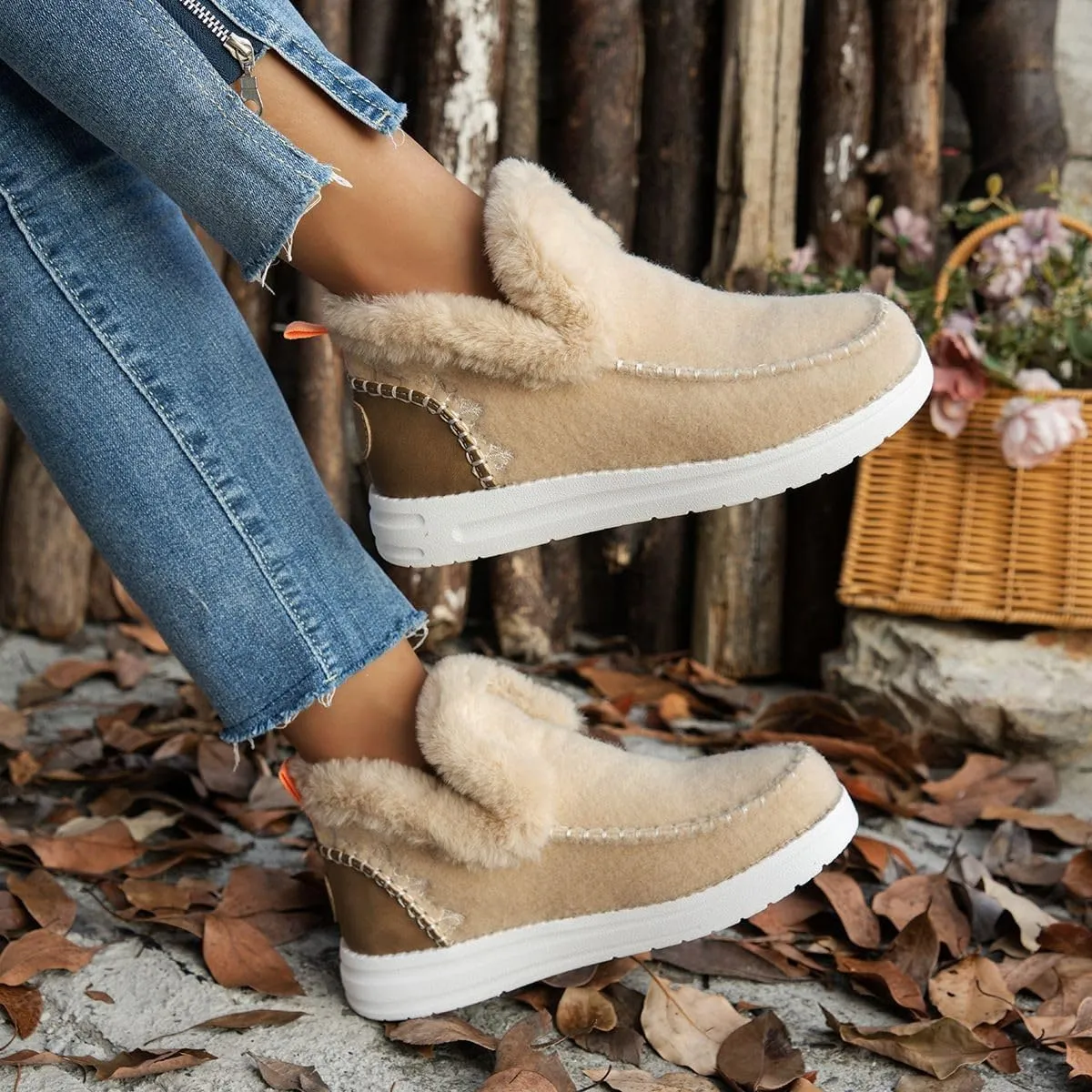 Slip On Shoes Women Sneakers for Women Clearance Women Loafers Closed Back Lightweight Breathable Women's Christmas Shoes Women's Wide Loafers