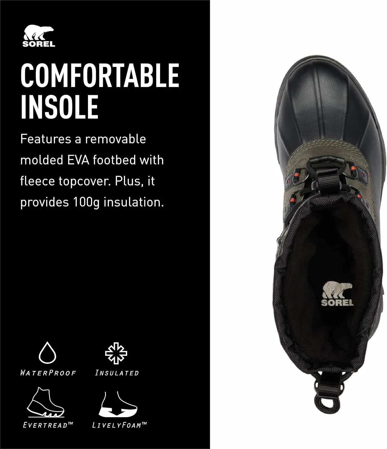 SOREL Men's Scout 87 Lux Waterproof Boot
