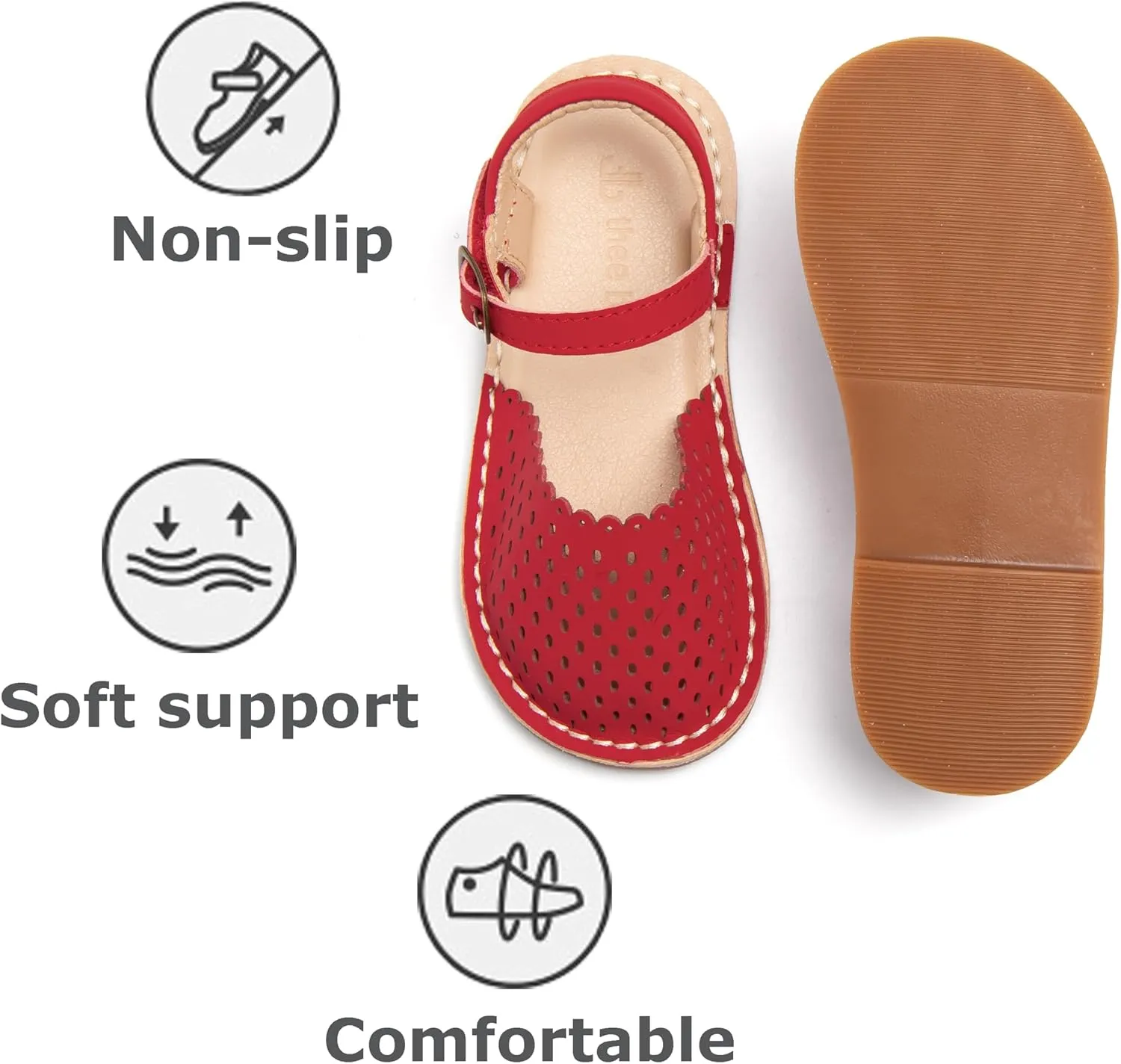 THEE BRON Girls Comfort Sandals Kids Shoes Sandals Filles Sandales