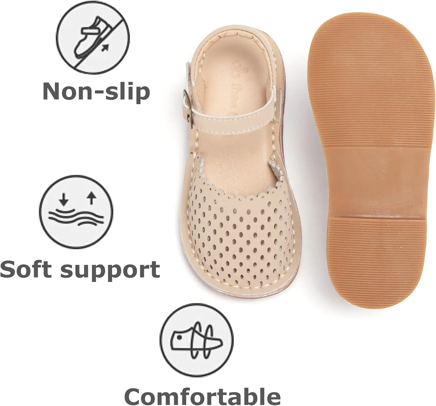 THEE BRON Girls Comfort Sandals Kids Shoes Sandals Filles Sandales