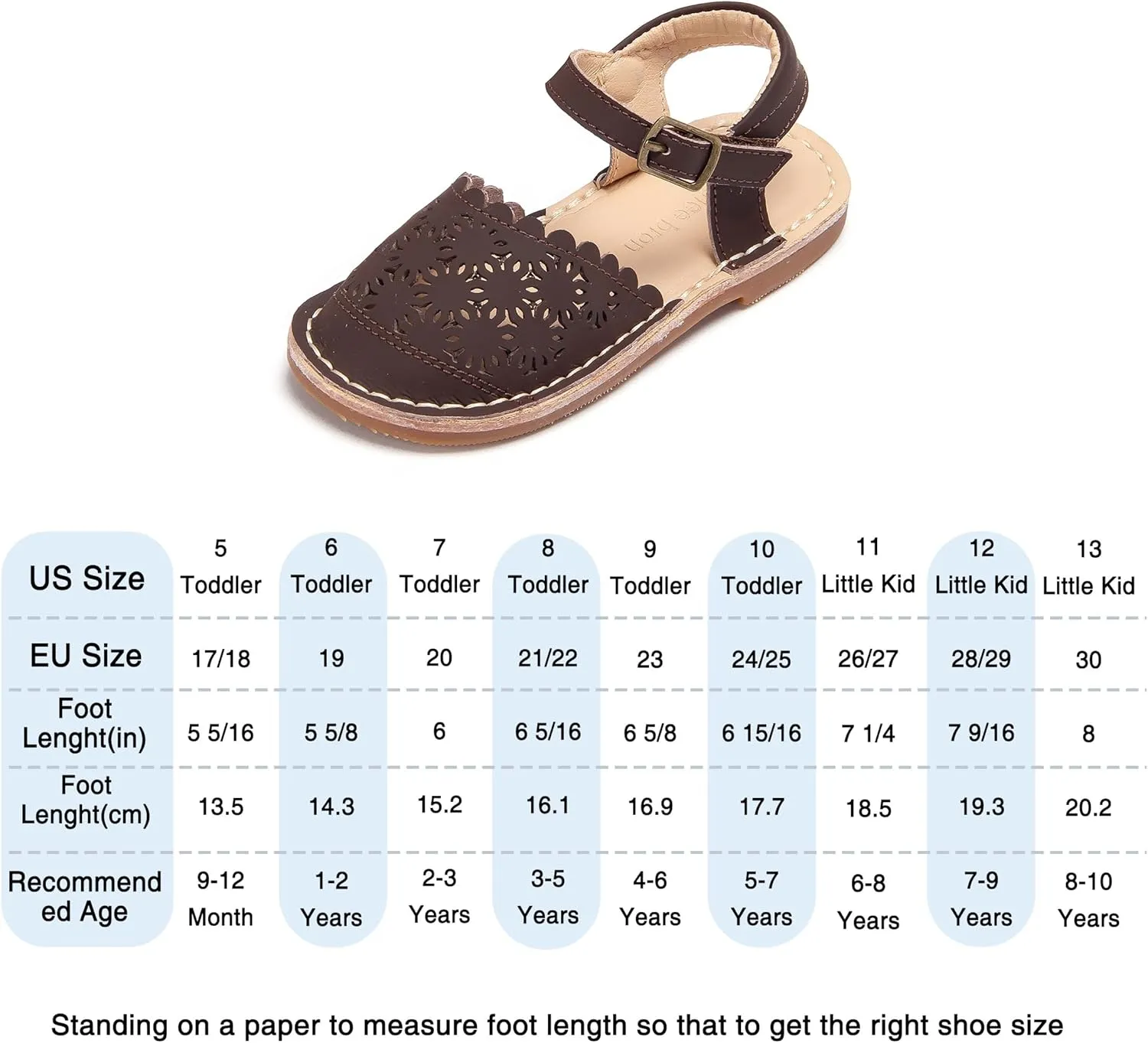 THEE BRON Girls Comfort Sandals Kids Shoes Sandals Filles Sandales