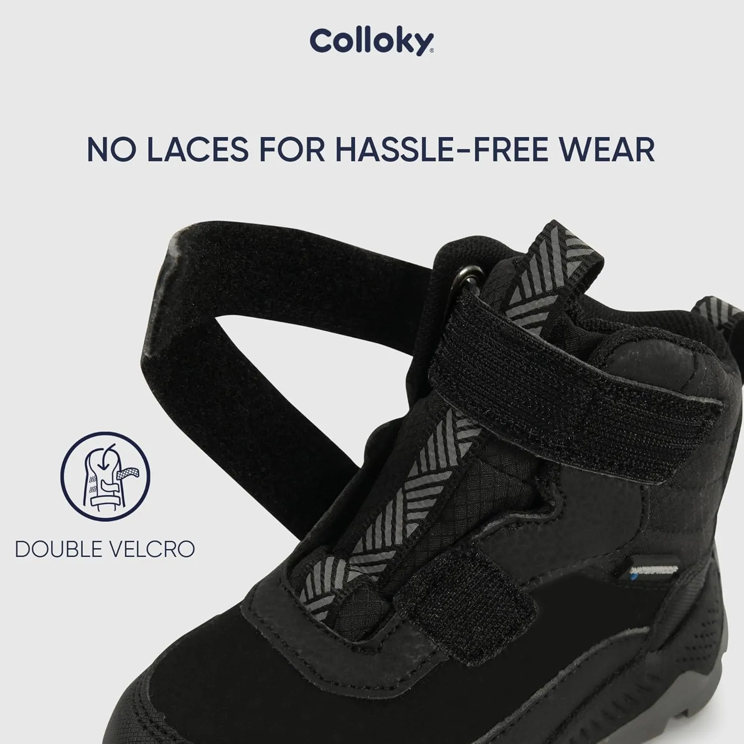 Toddler and Kids Hiking Boots - Waterproof, Slip-Resistant, Durable Outdoor Boots for Adventures and Play - Comfortable Multi-Terrain Shoes